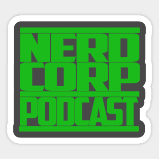 Nerd Corp Logo 2 Sticker